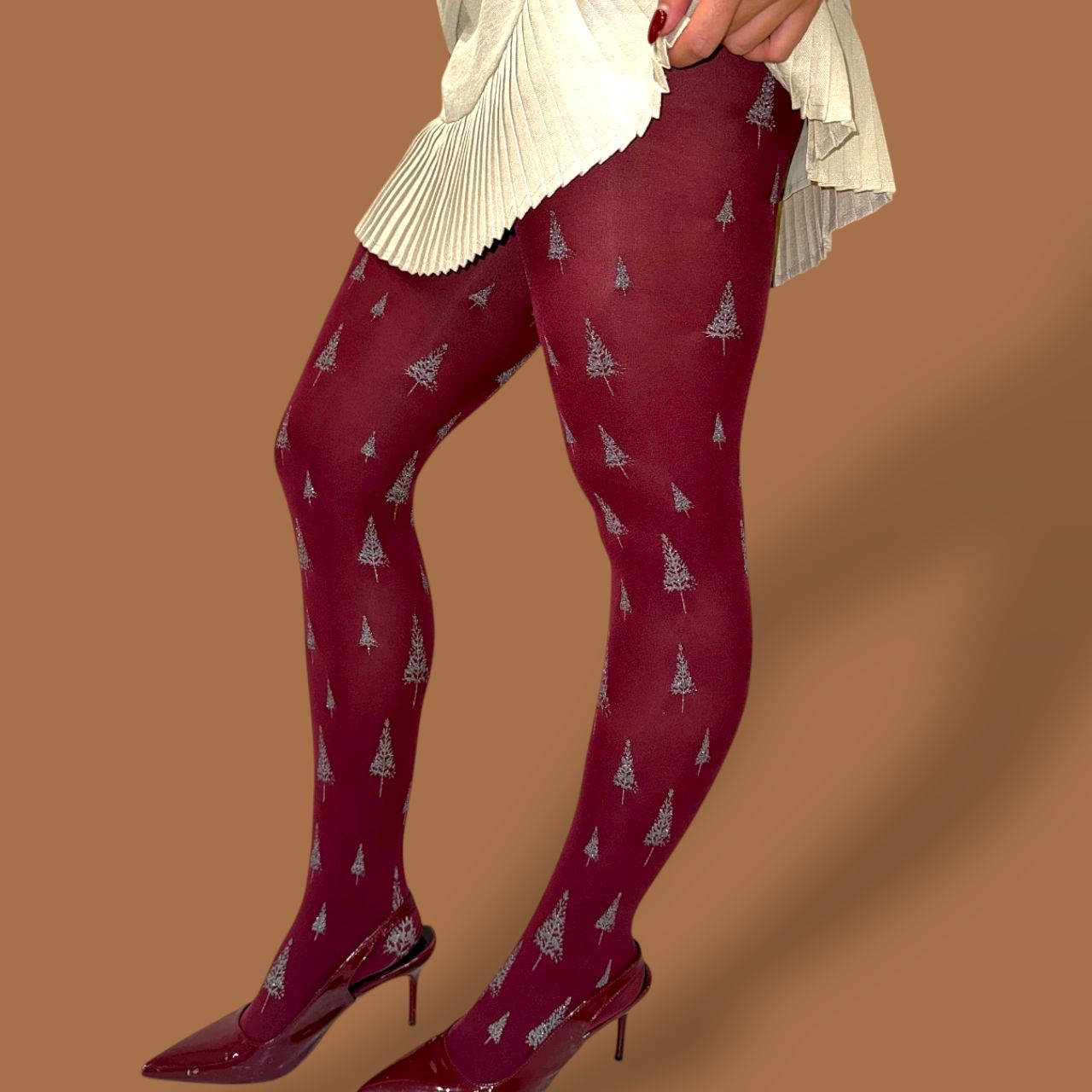 Weihnachts-Strumpfhose - Festive Forest