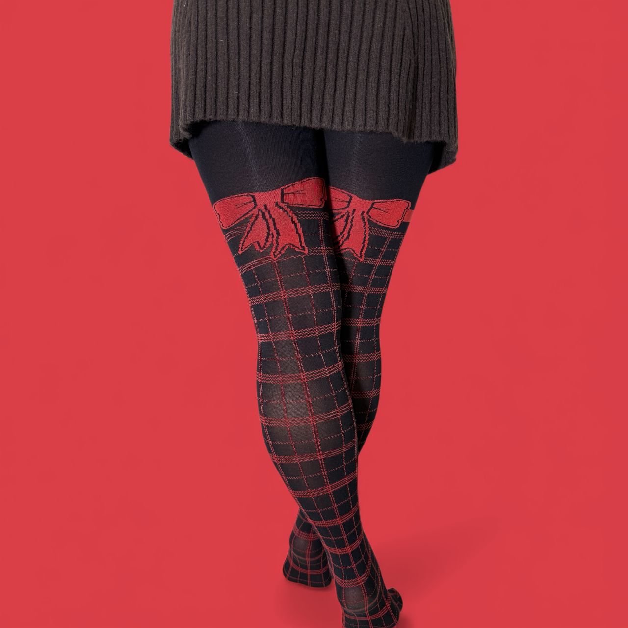 Weihnachts-Strumpfhose - Gift Wrapped