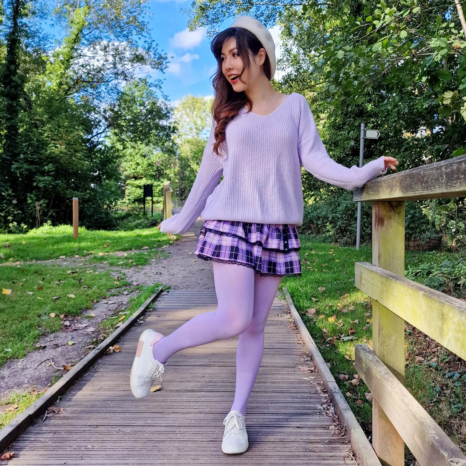 120 Denier Strumpfhosen - Wisteria