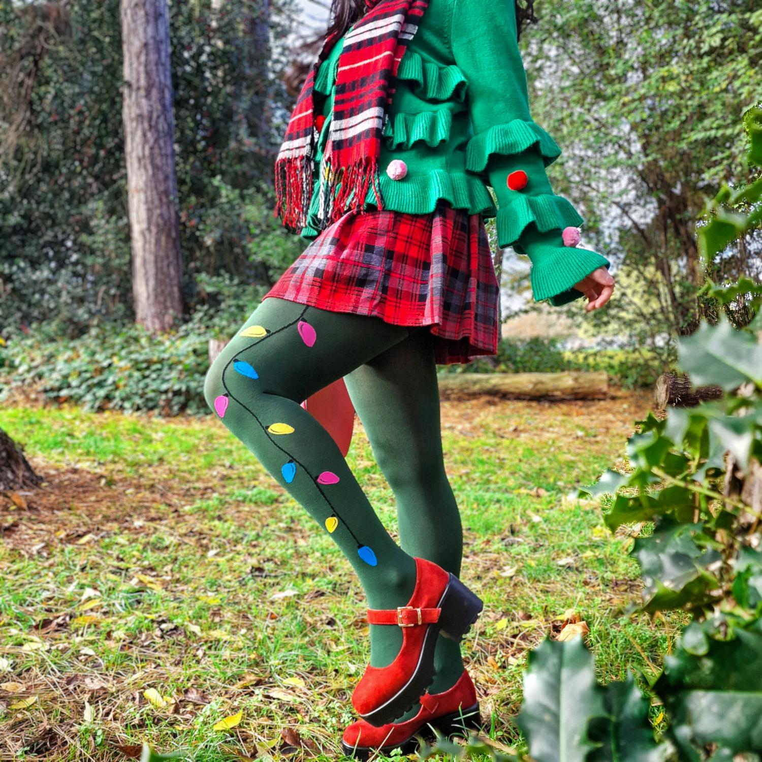 Weihnachts-Strumpfhose - Fairy Lights