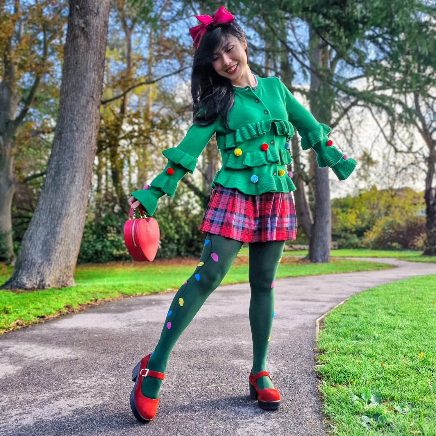 Weihnachts-Strumpfhose - Fairy Lights