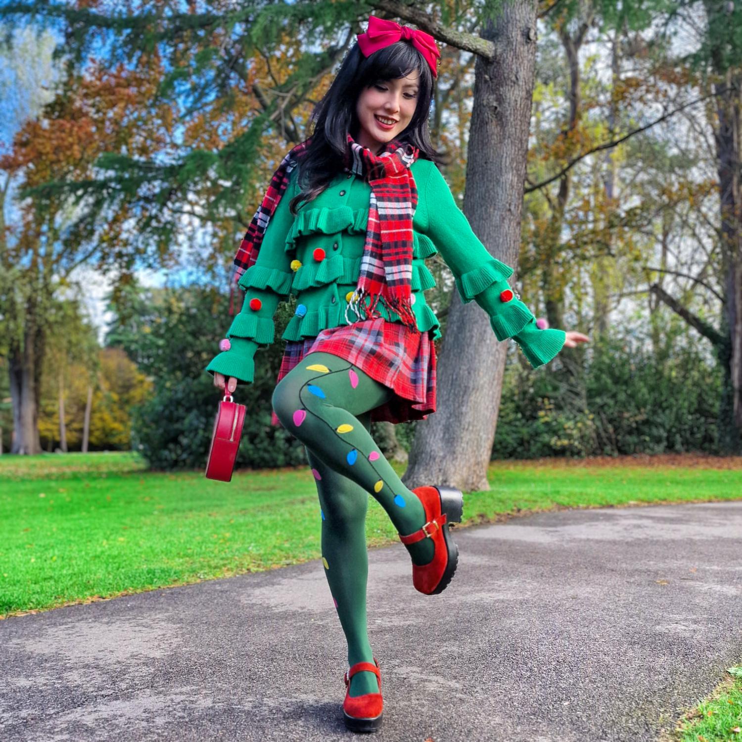 Weihnachts-Strumpfhose - Fairy Lights