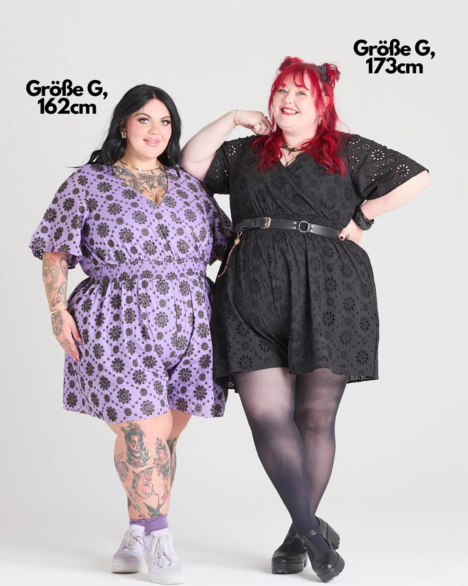 Broderie Anglaise Playsuit - Cassis de Violet