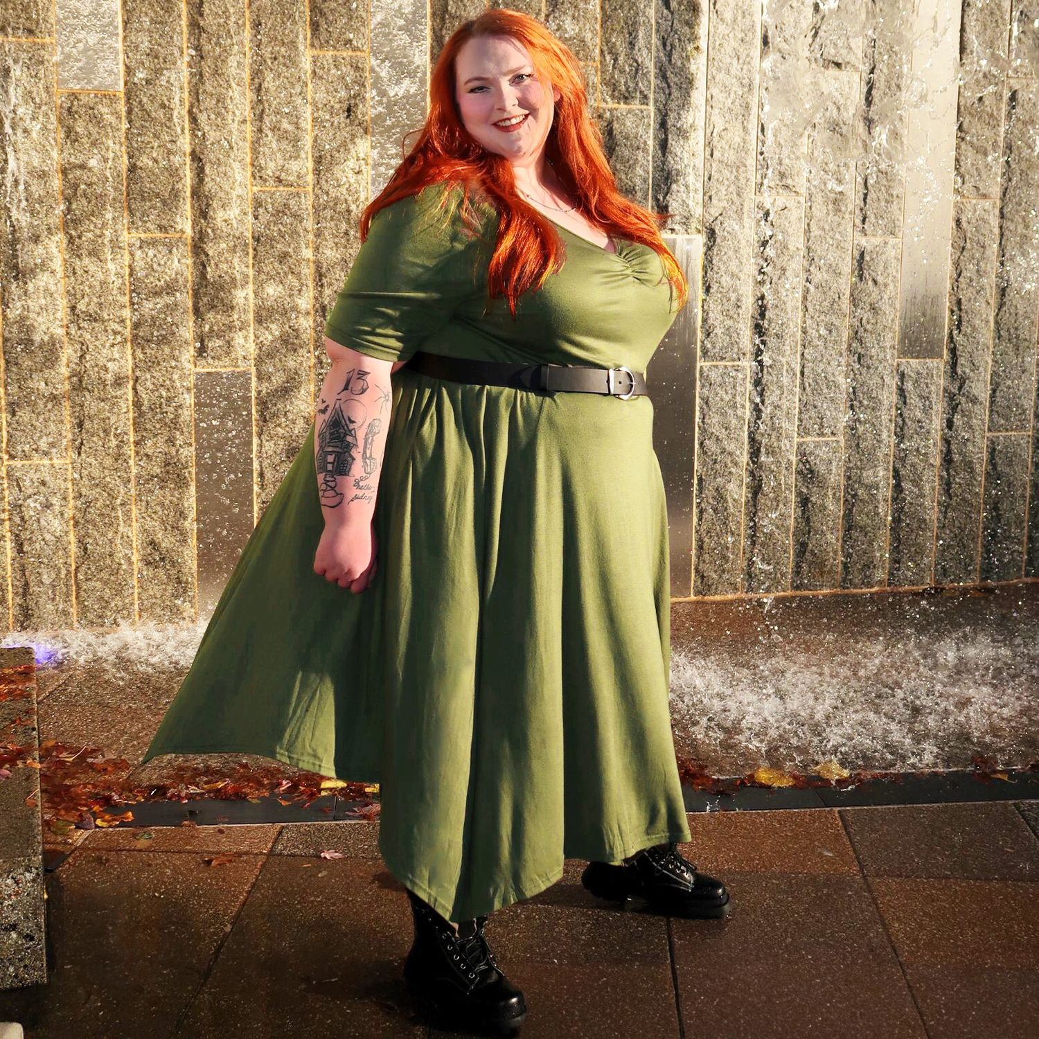 Veganskt läder midjebälte - Silver