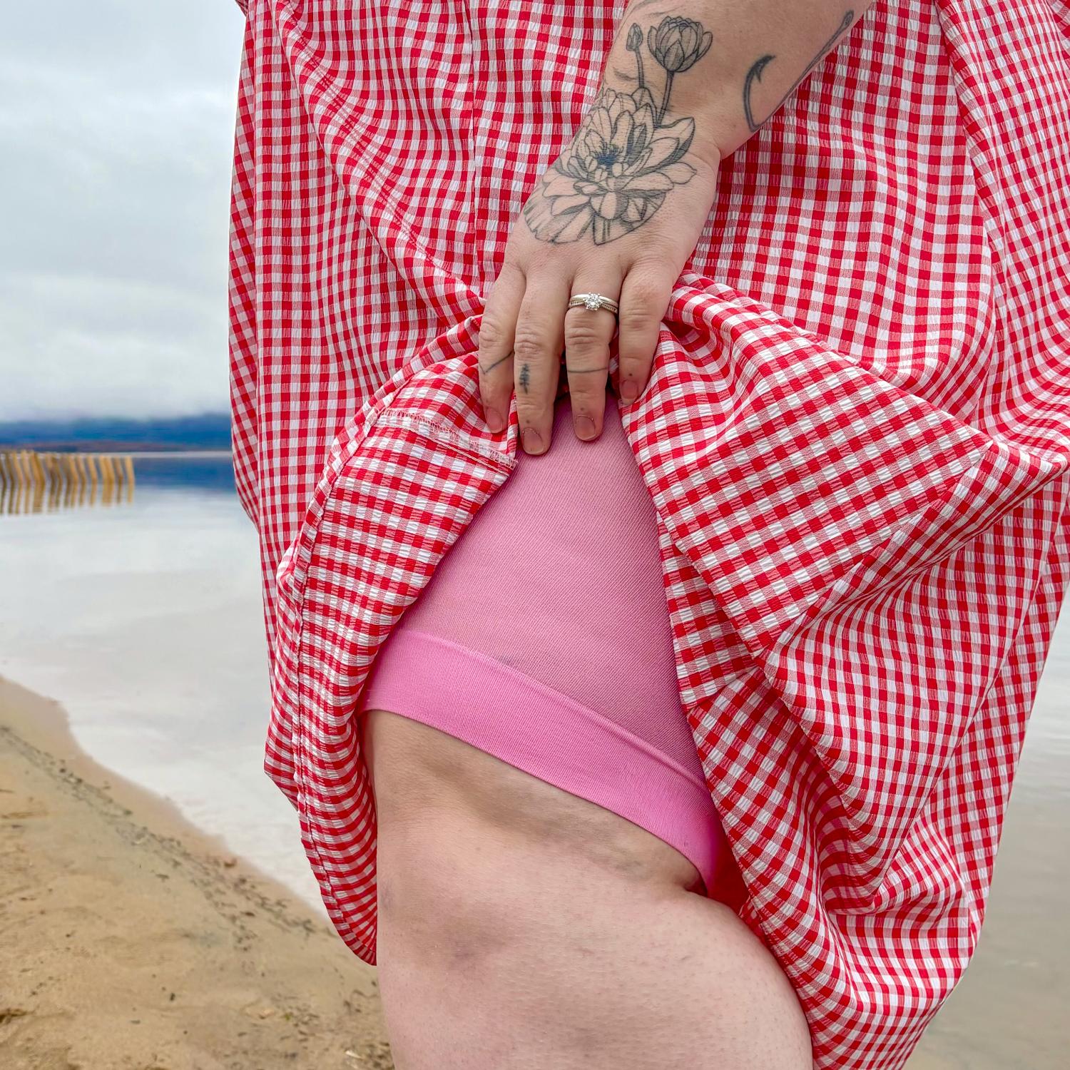 Stay Cool Chub Rub-shorts - Dragon Fruit