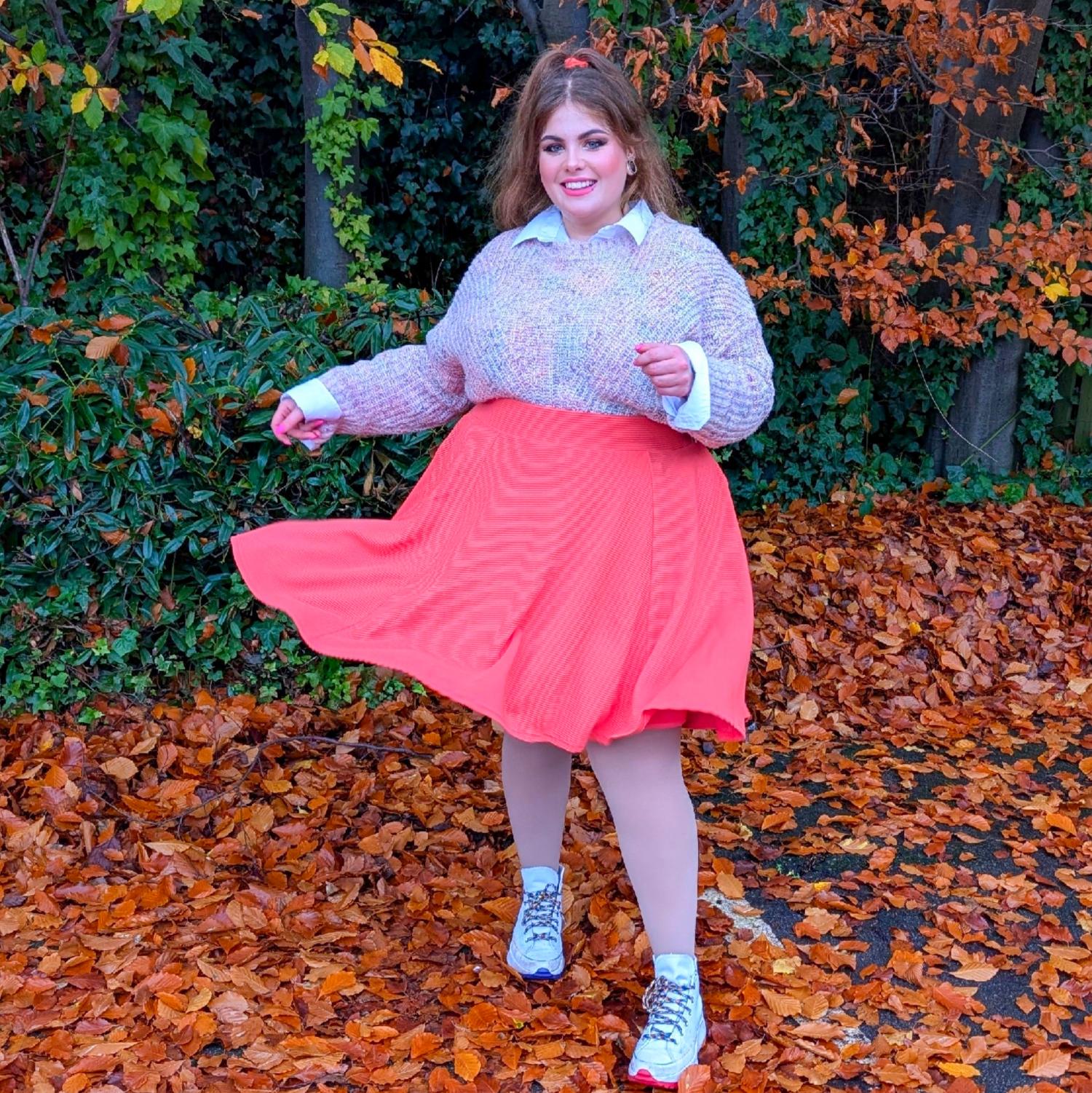 Spódnica Ottoman Flare - Spiced Coral