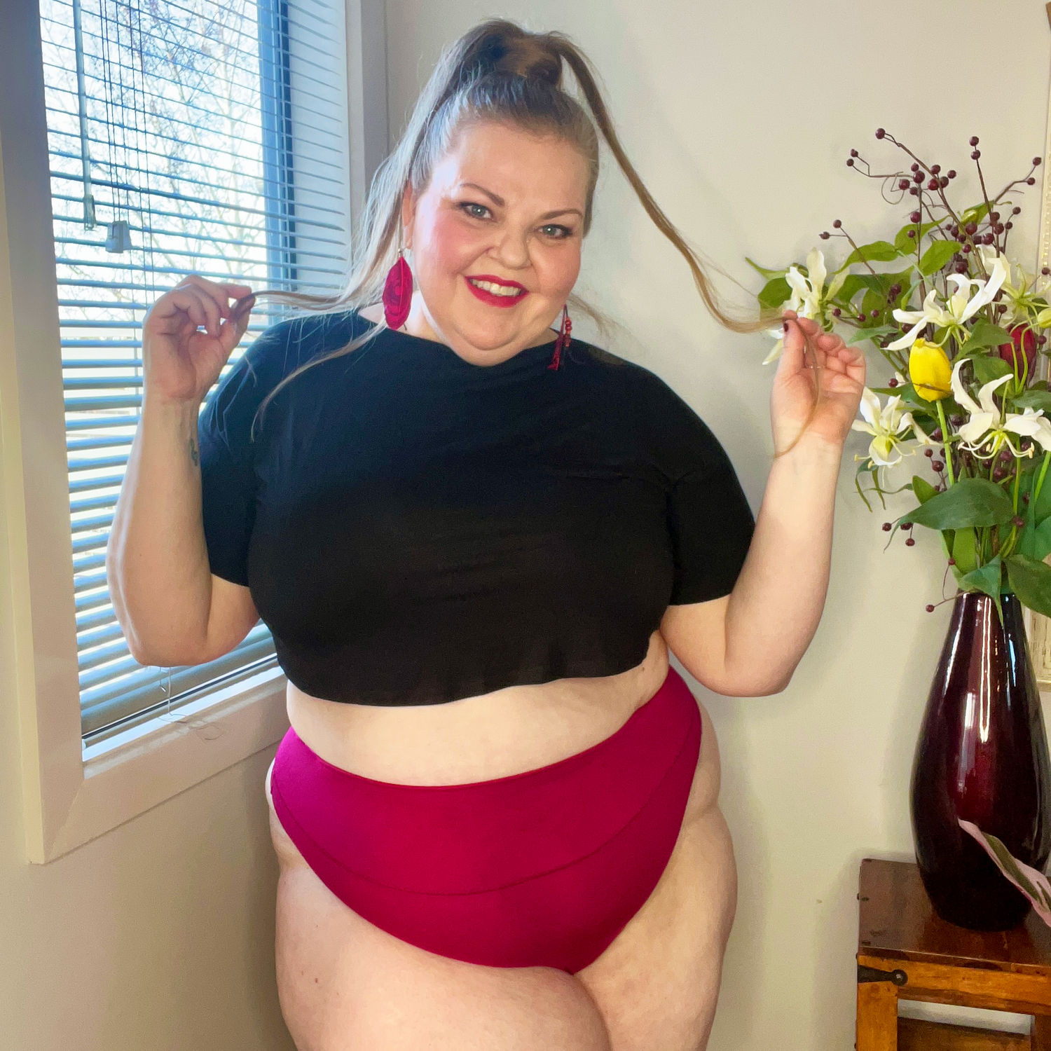 Bio-Baumwolle Tanga - Raspberry Pie