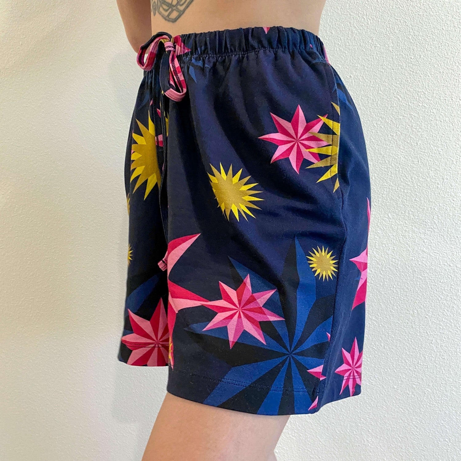 Bio-Baumwolle PJ Shorts - Stars