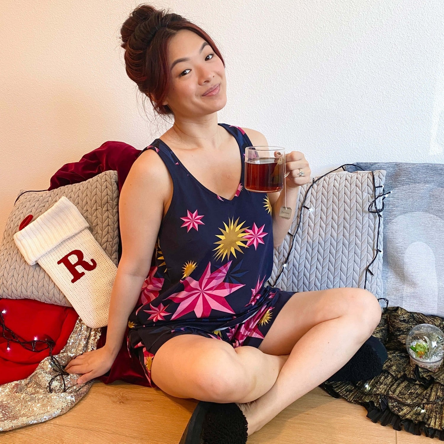 Bio-Baumwolle PJ Shorts - Stars