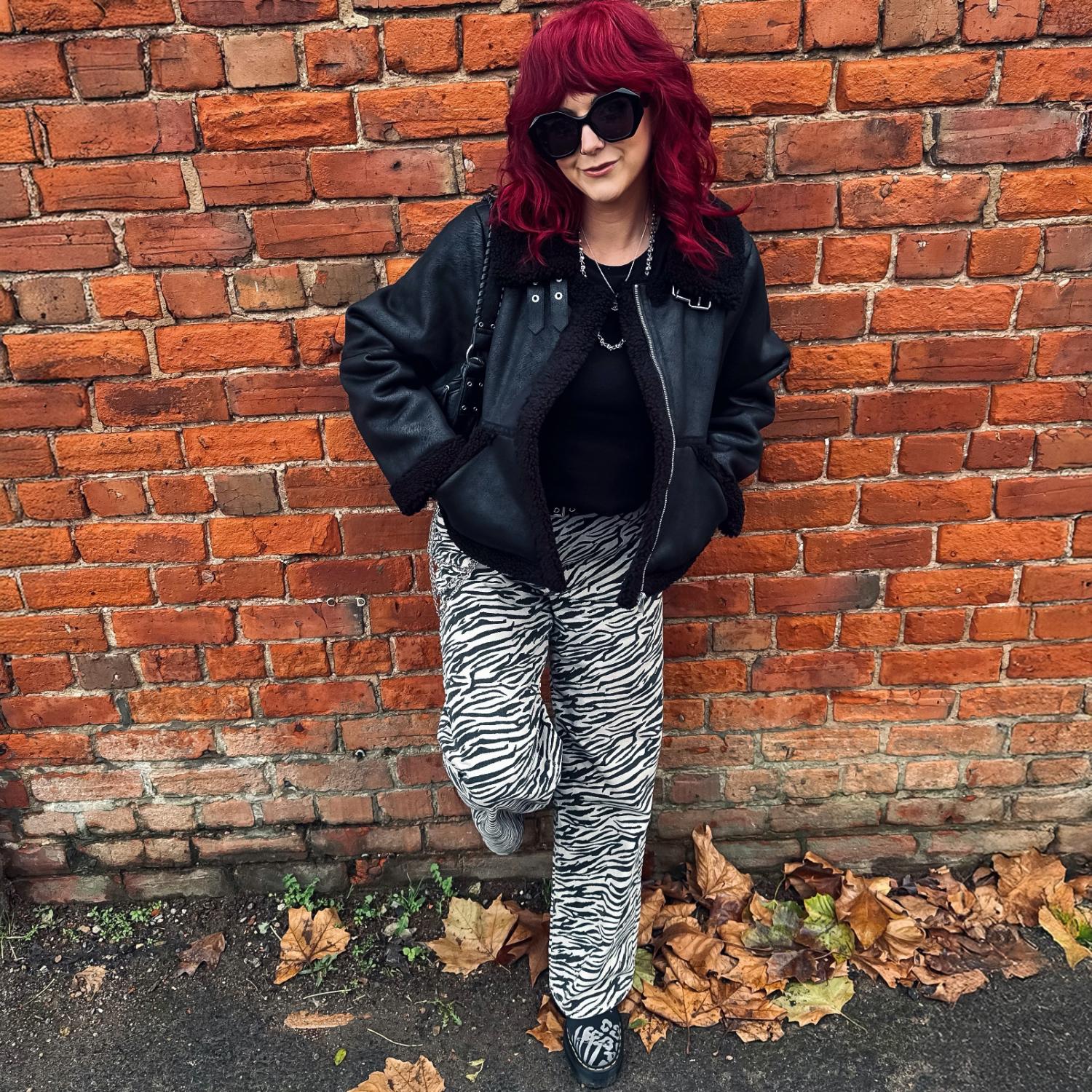 Bessie Aviator Jacke – Schwarz