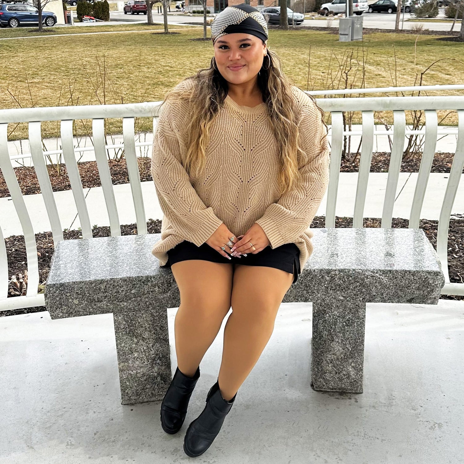 Huggy Leicht stützende Strumpfhose - Caramel Latte