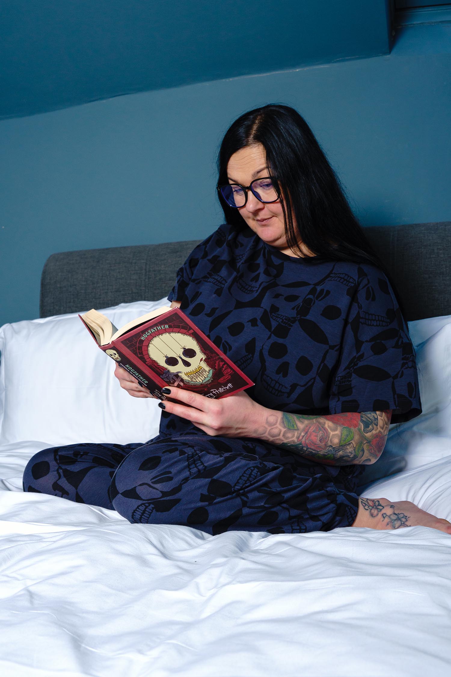 Bio-Baumwoll-Pyjama-T-Shirt – Boxy-Fit - Catacomb