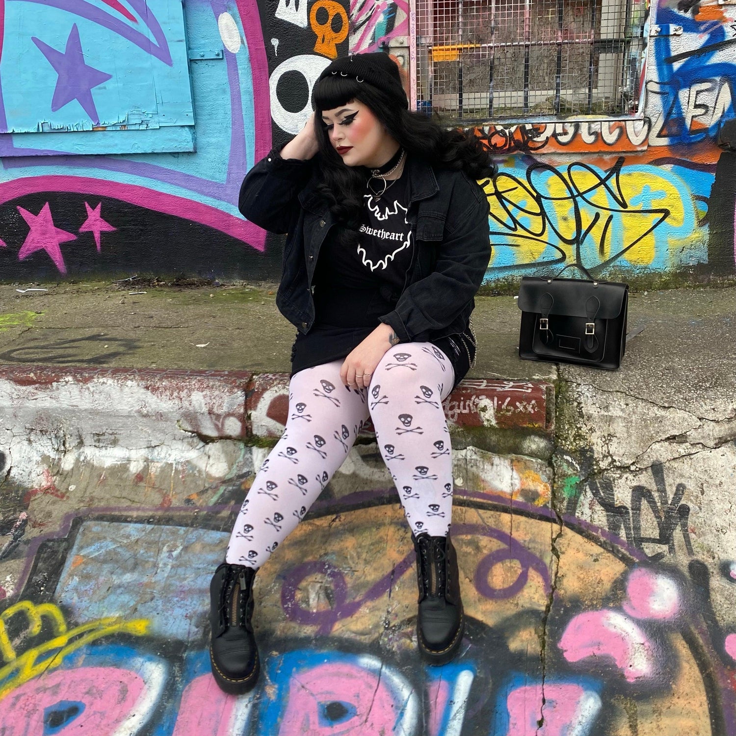 Skullz Tights - Snövit