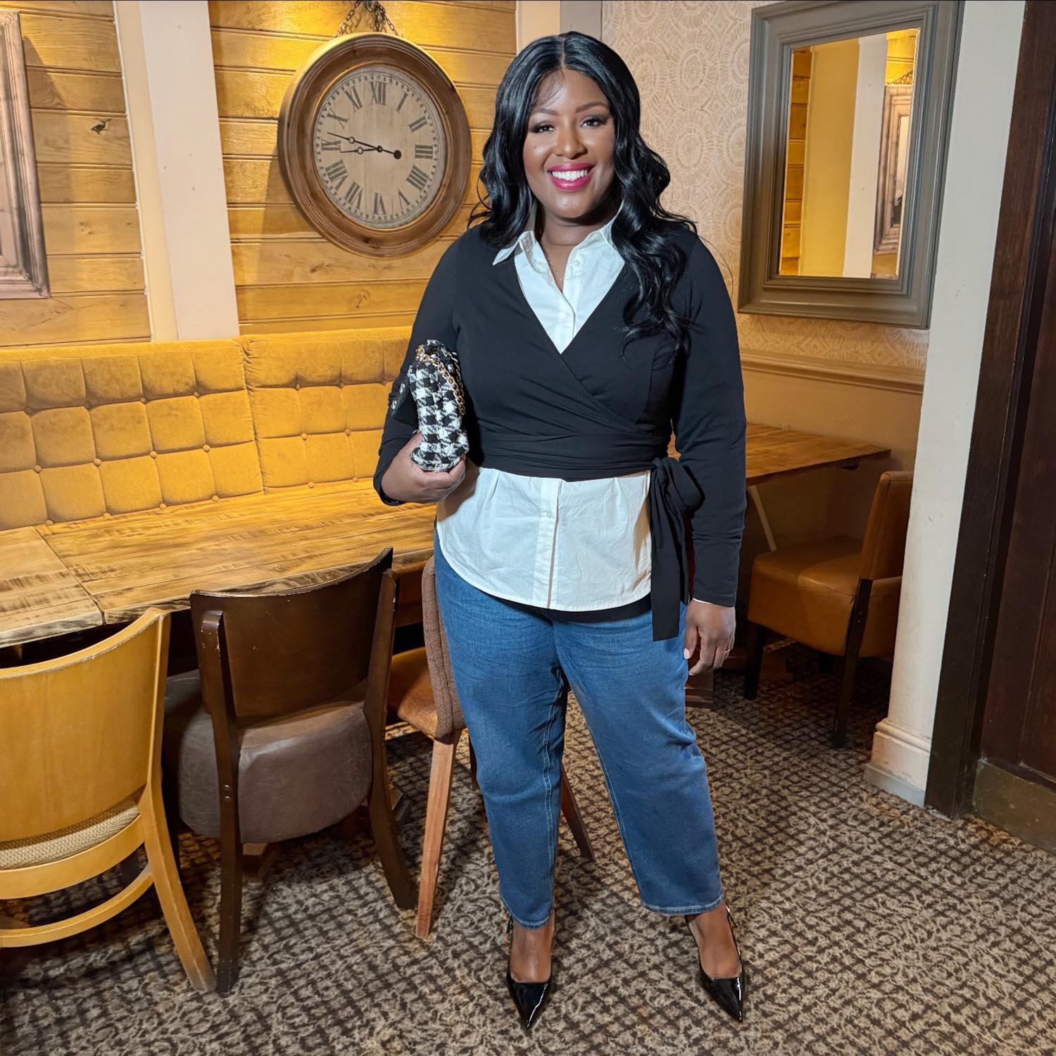 Top z organicznej bawełny - Czarny