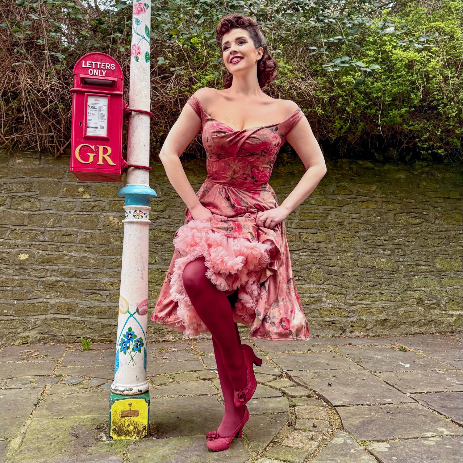 Stay Cool 80 Denier Strumpfhose - Burgundy