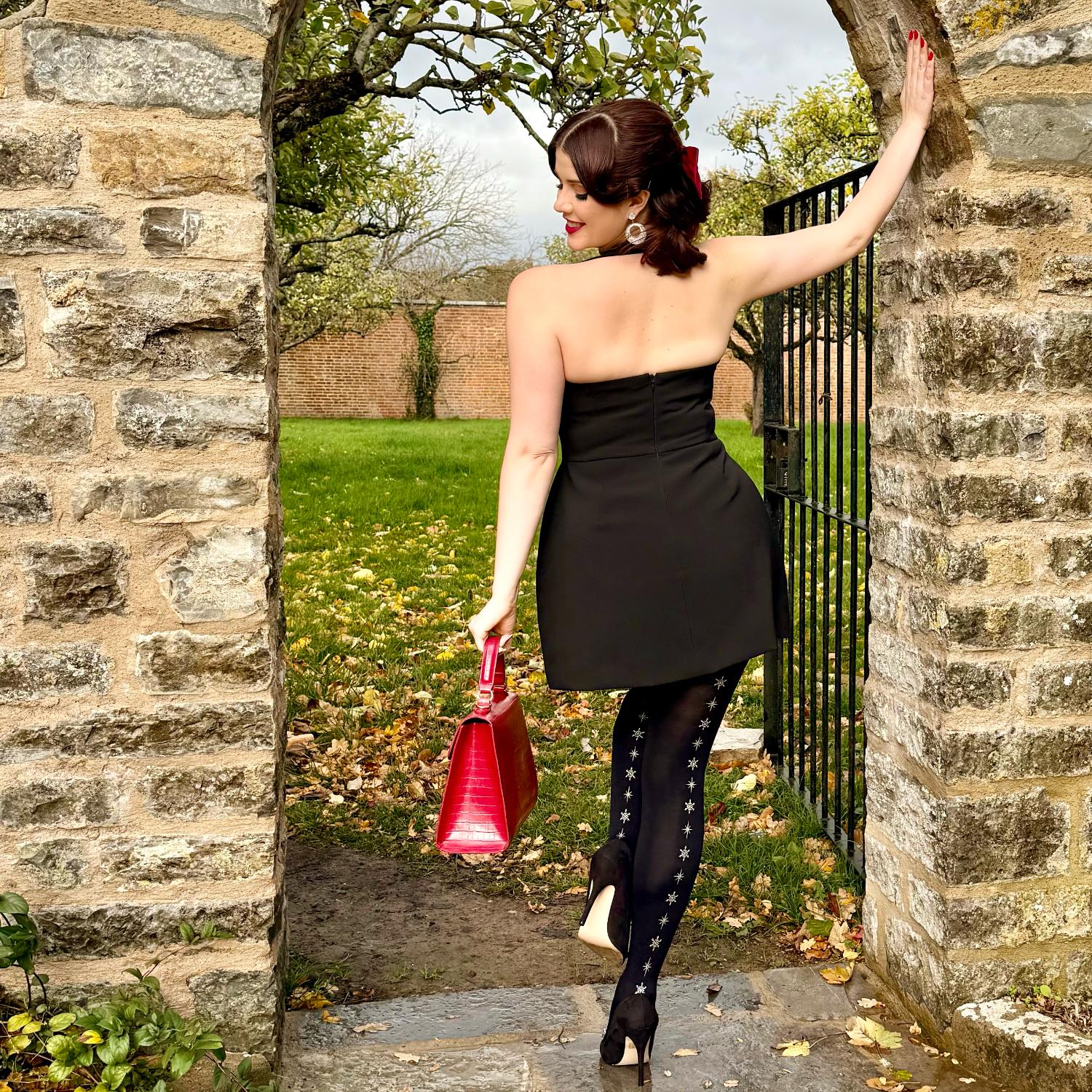 Weihnachts-Strumpfhose - Starlight Seam