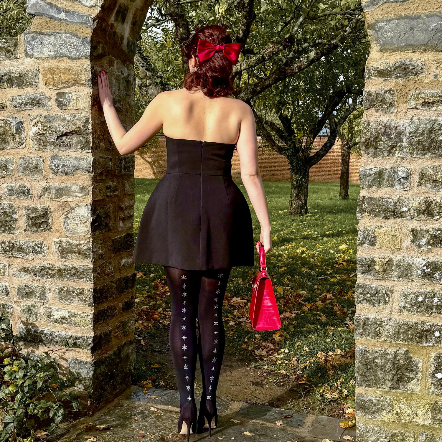 Weihnachts-Strumpfhose - Starlight Seam