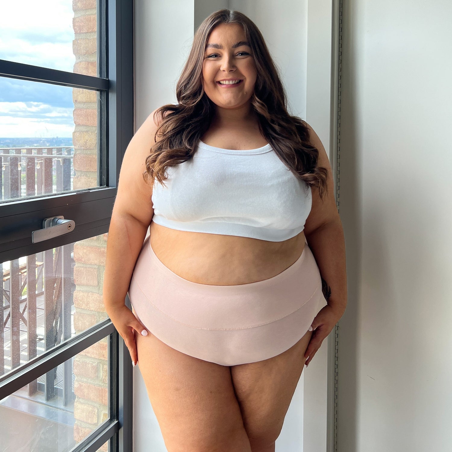 Bio-Baumwolle Vollständiger Slips - Ballet Pink