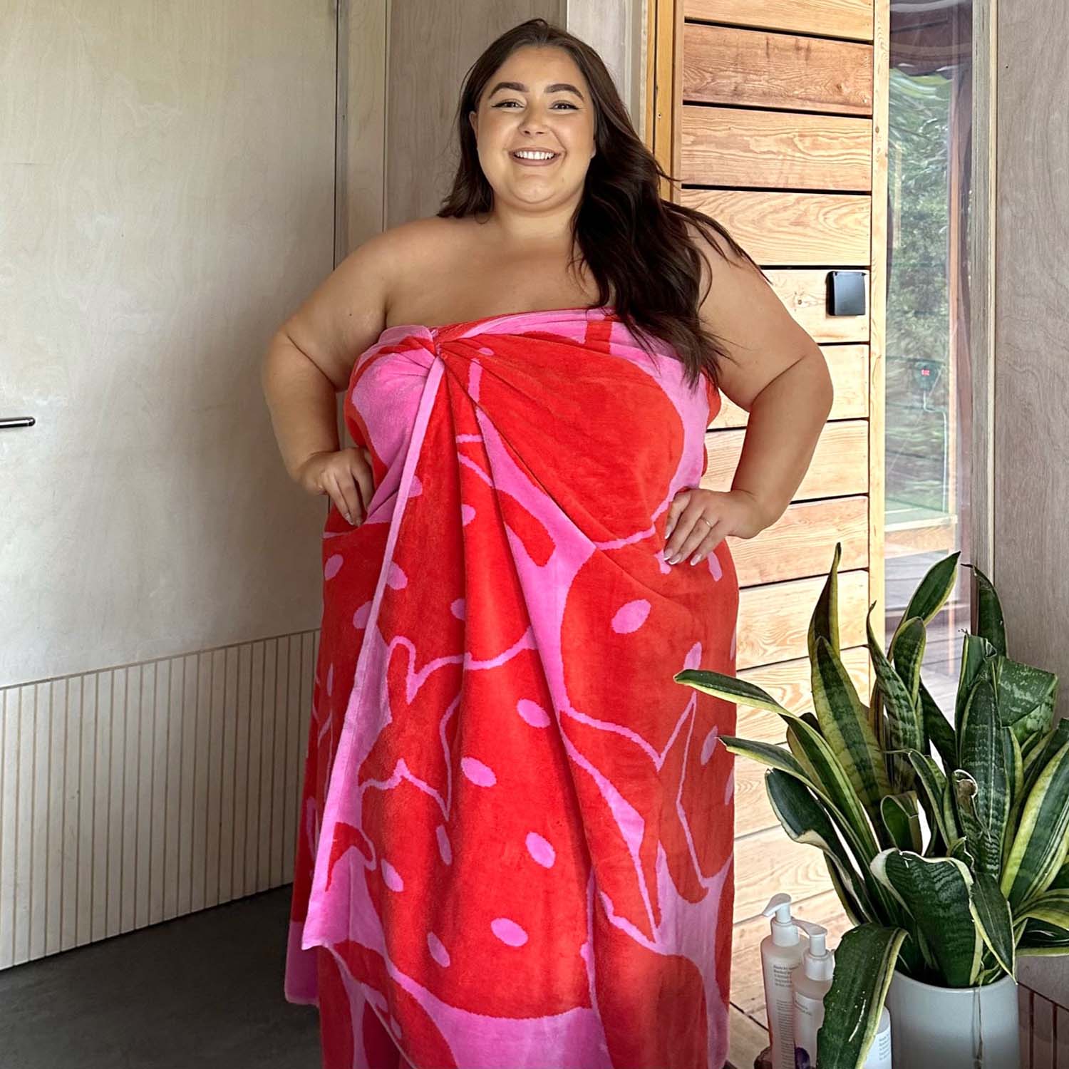 Plyschhandduk - Fruktig