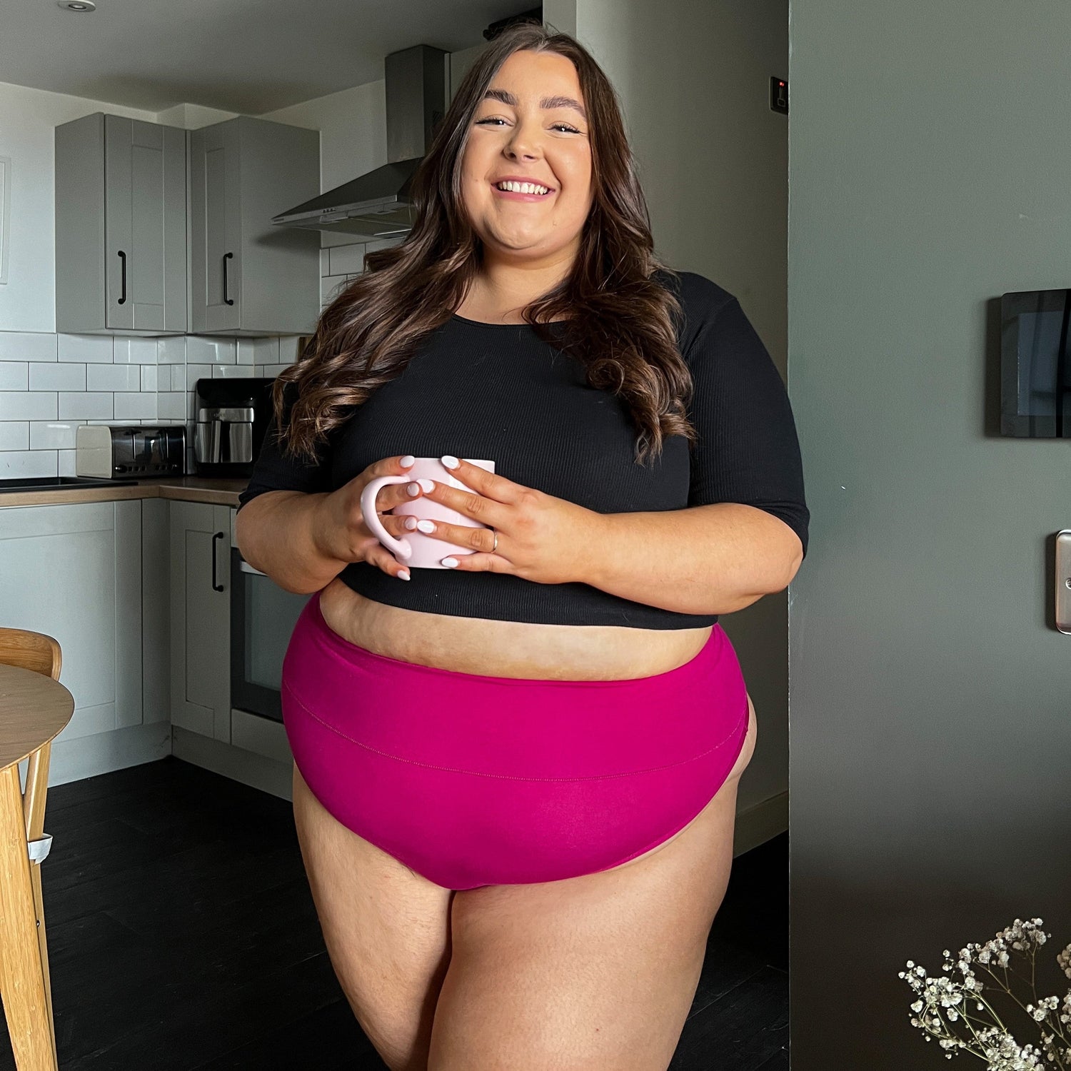 Bio-Baumwolle Tanga - Raspberry Pie