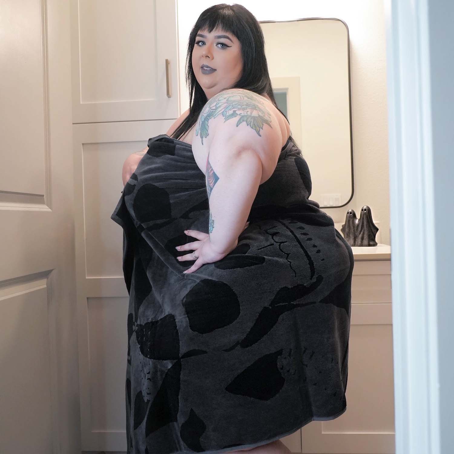 Plyschhandduk - Catacomb