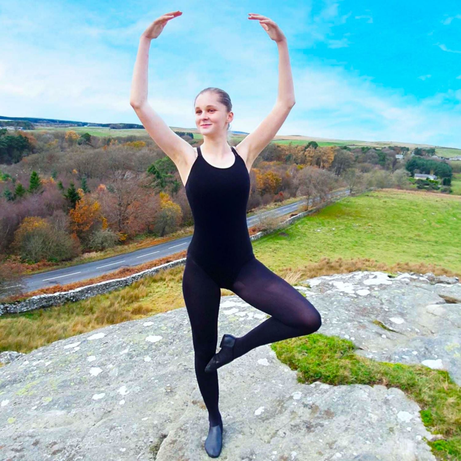 Teen Dance Tights - Svart