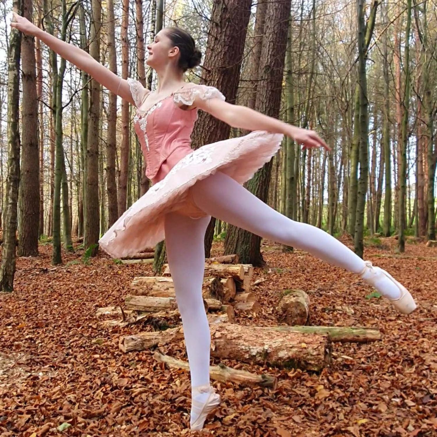 Tanzstrumpfhosen für Teen - Weiß