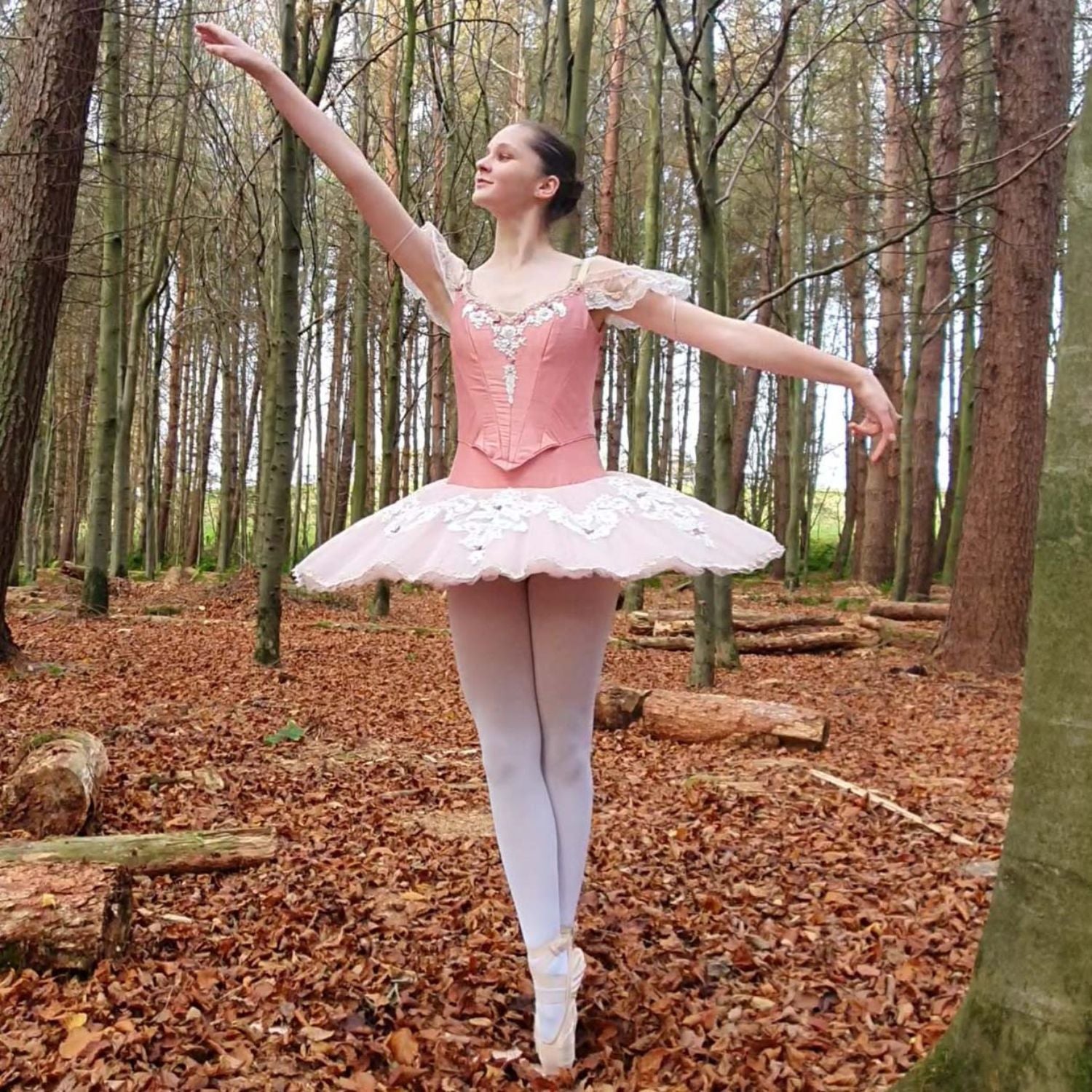 Tanzstrumpfhosen für Teen - Weiß