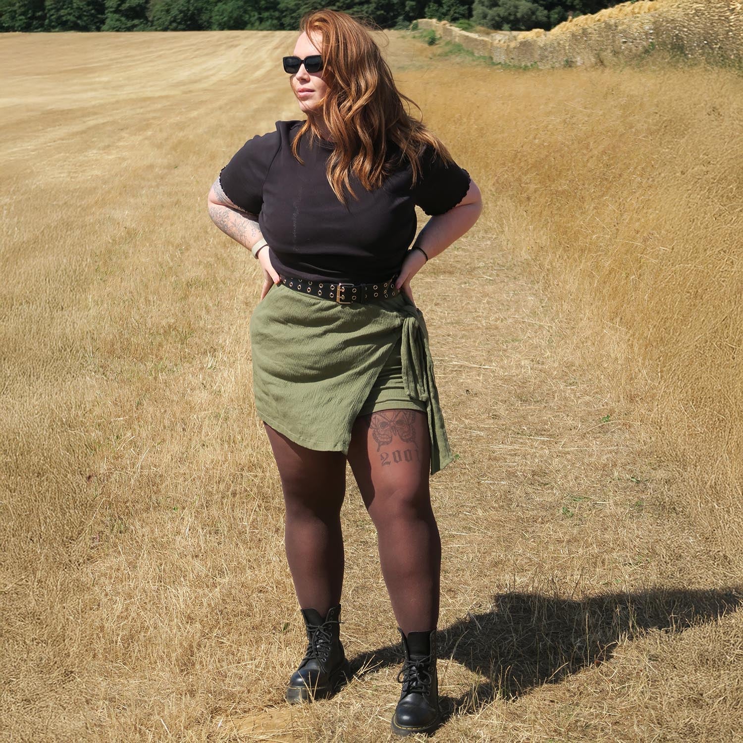 50 Den Halbblickdichte Halo Strumpfhose – Praline