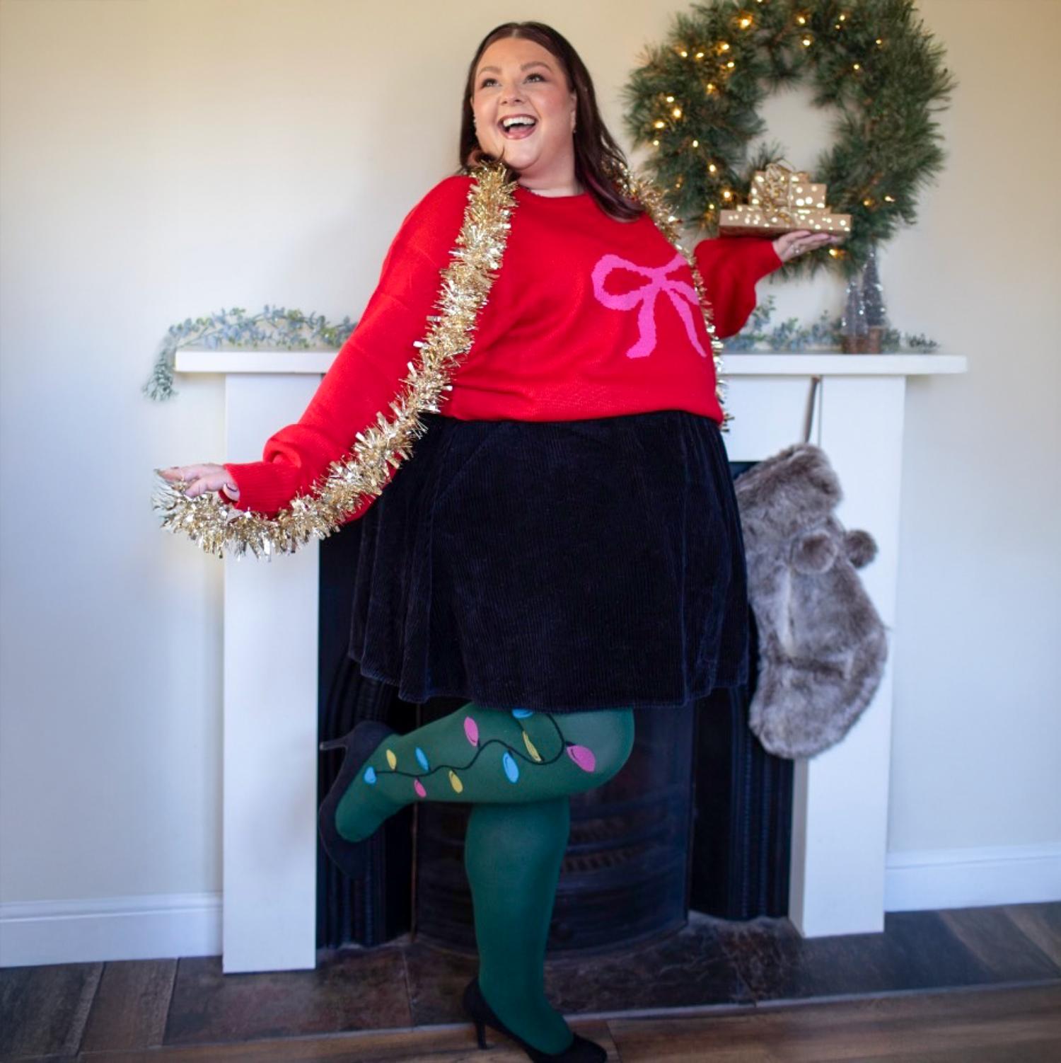 Weihnachts-Strumpfhose - Fairy Lights