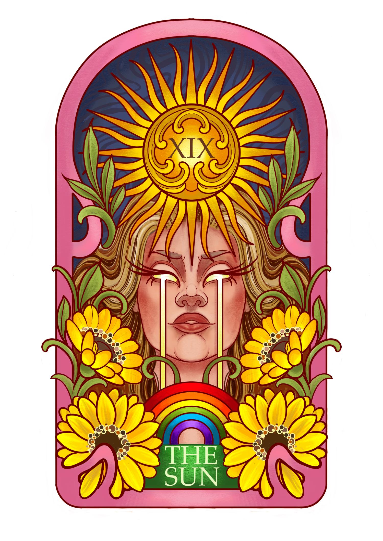Major Arcana Baby Tee - XIX Die Sonne