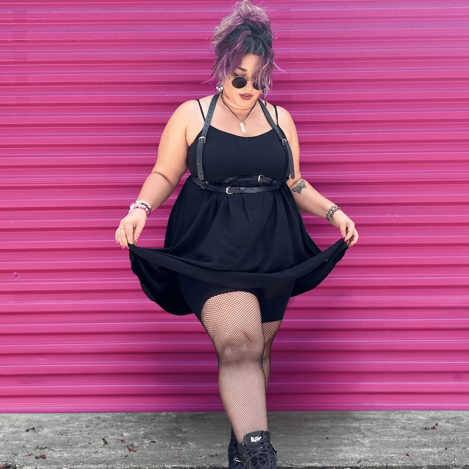 Thighs the Limit Fischnetz - Schwarz