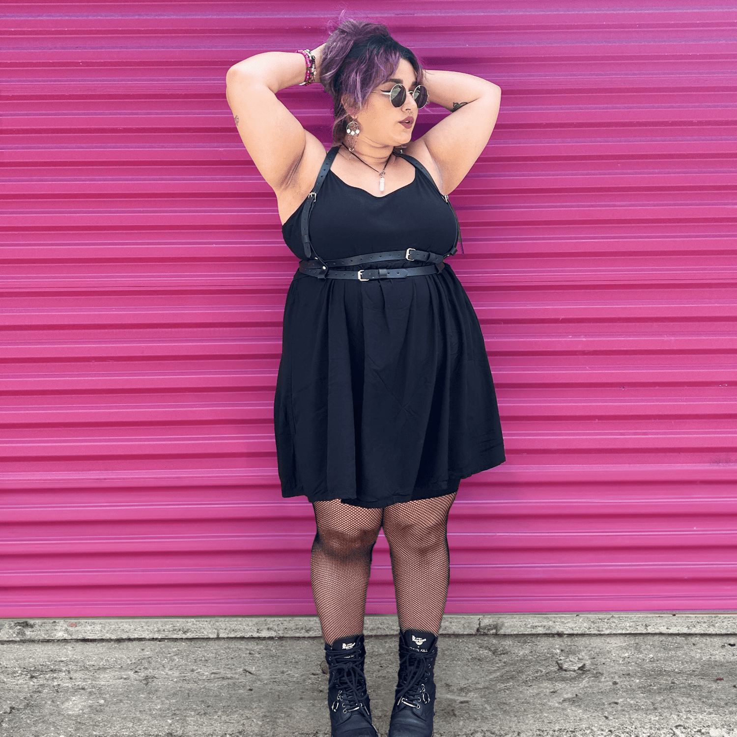 Thighs the Limit Fischnetz - Schwarz