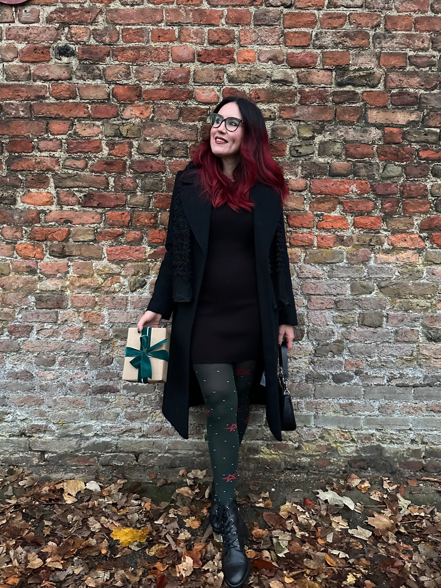 Weihnachts-Strumpfhose - Woodland Magick