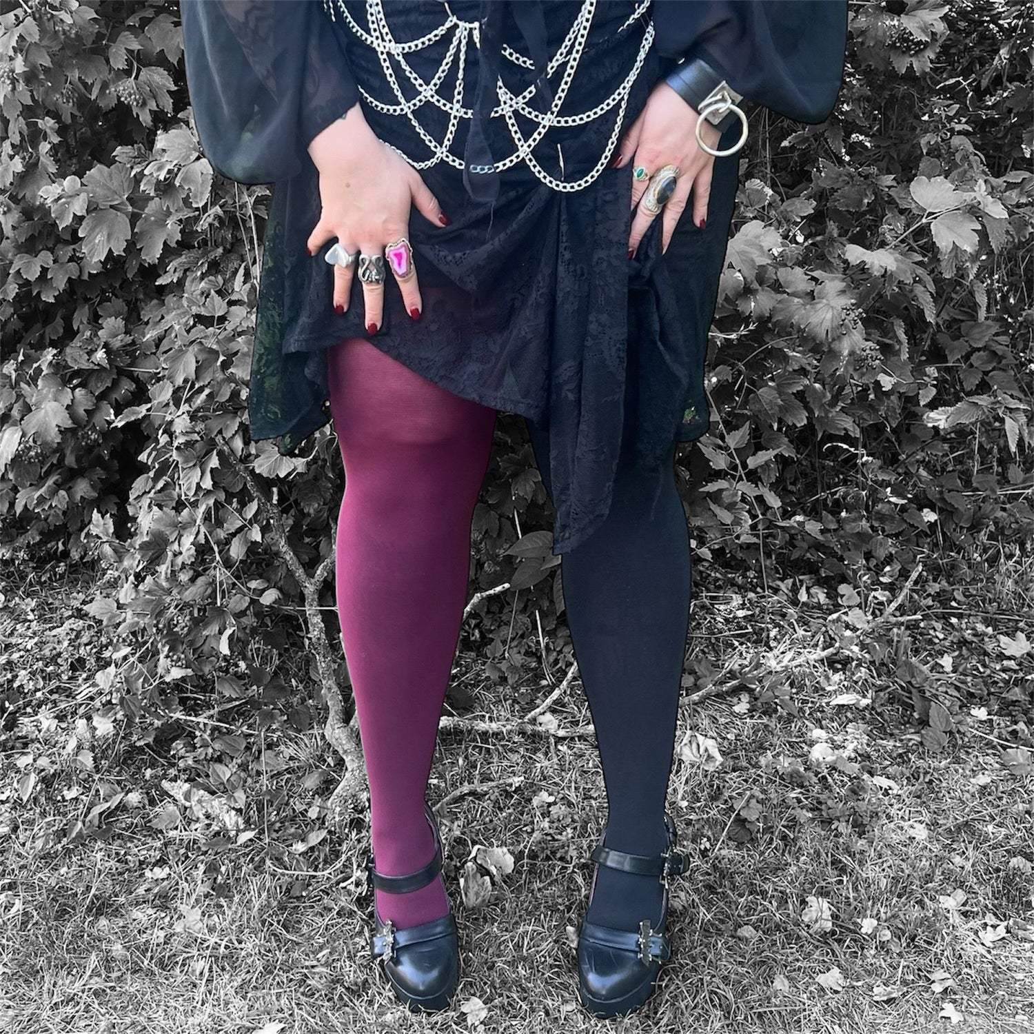 Duo Strumpfhosen - Crimson Shadow