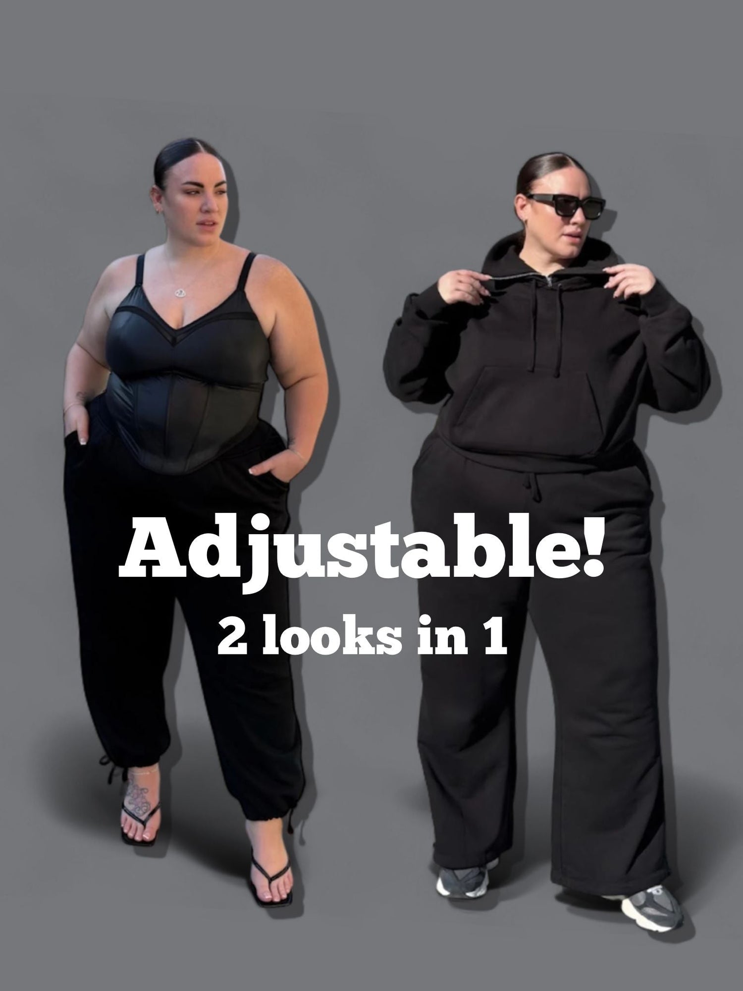 Verstellbare Jogginghose aus Bio-Baumwolle