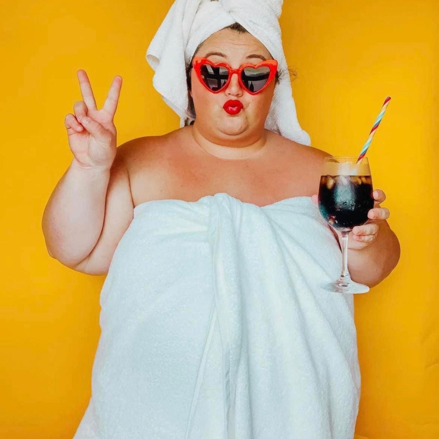 Großes Softee Badetuch - Weiß