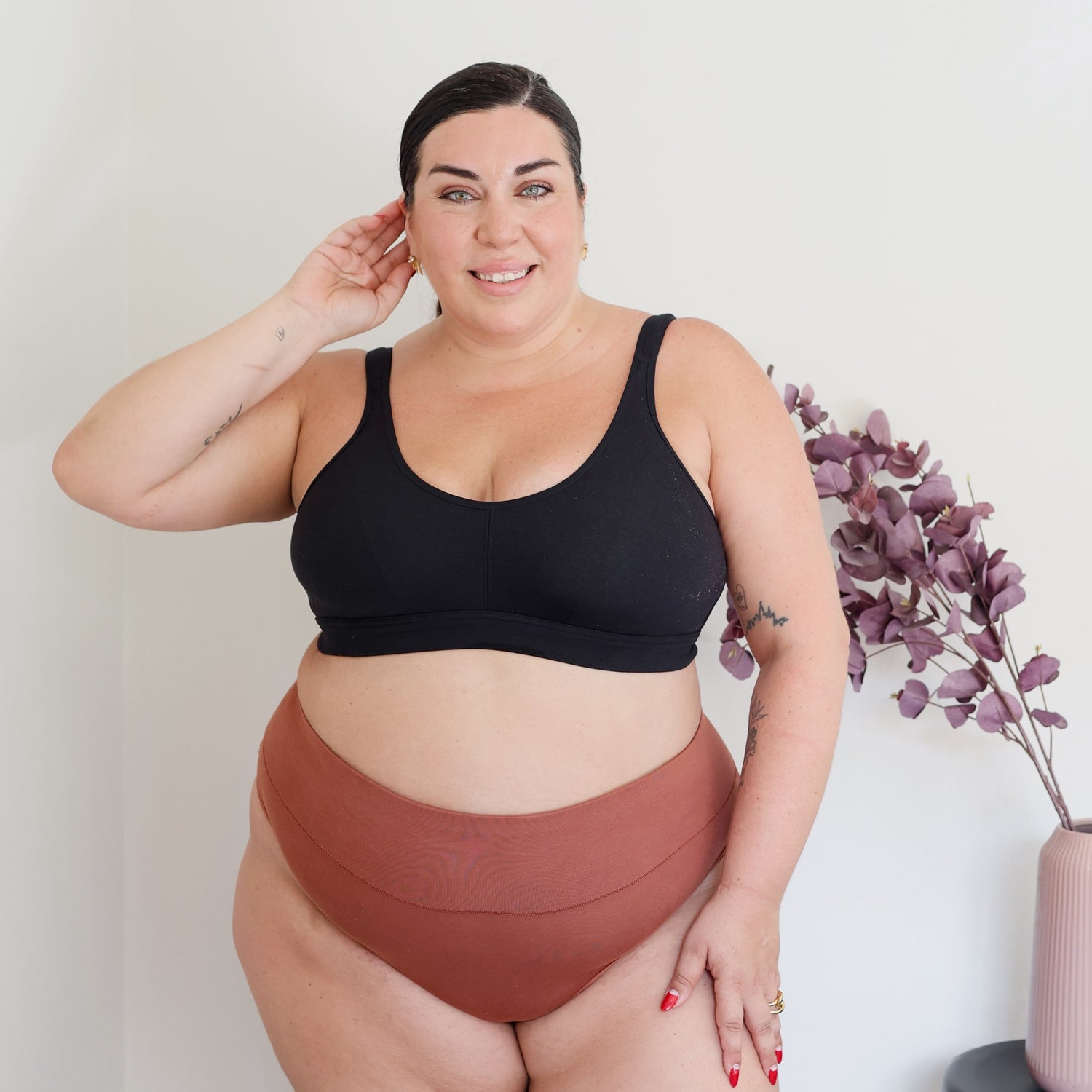 Heltrosa i ekologisk bomull - Root Beer