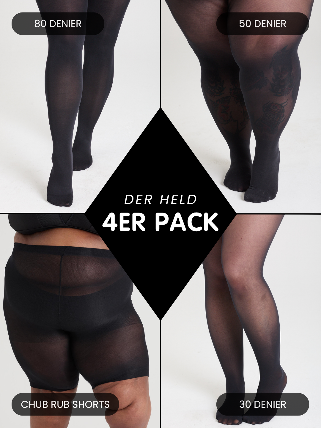 Der Held Bundle – Strumpfhosen & Stay Cool Chub Rub Shorts
