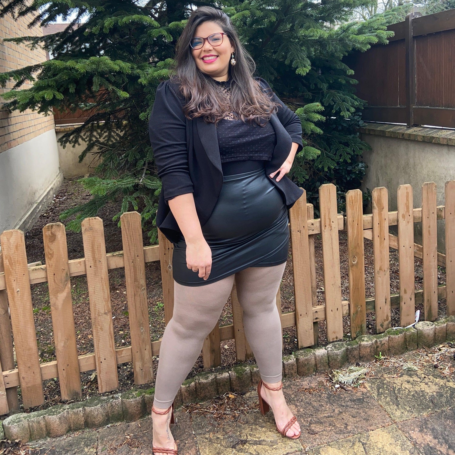 Fußlose Merino Wollstrumpfhosen - Sand Dollar