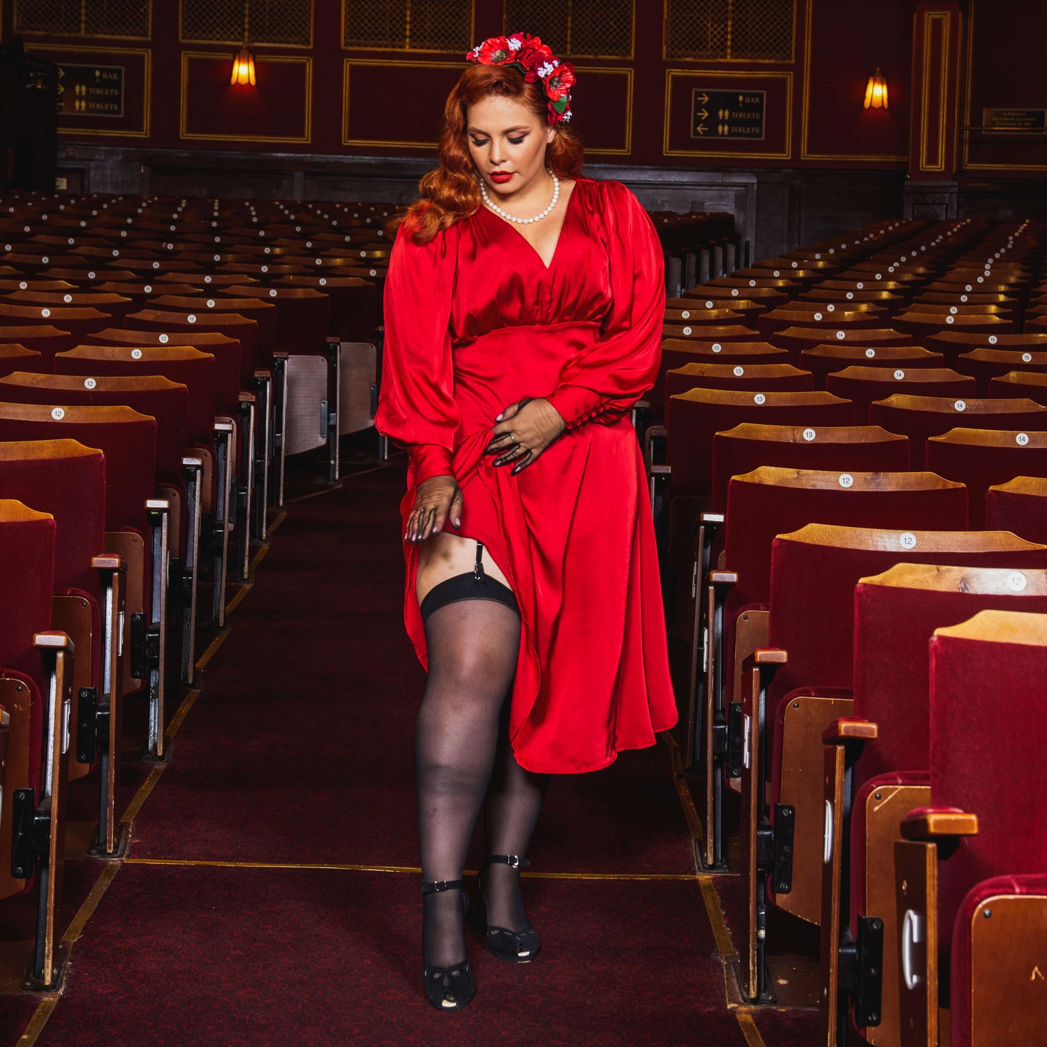 Pończochy Vintage 30 Denier - Lukrecja