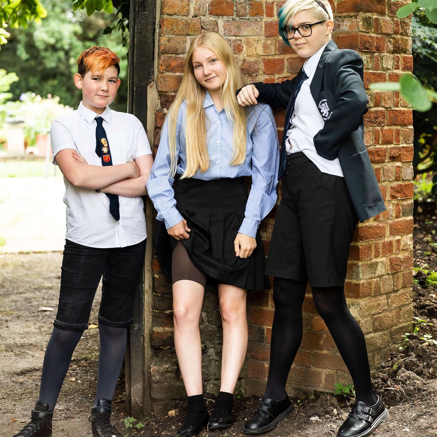 Teen Strumpbyxor - Svart