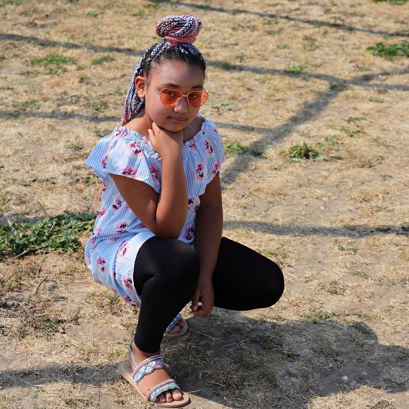 Tights - Kinder Fußlose - Schwarz