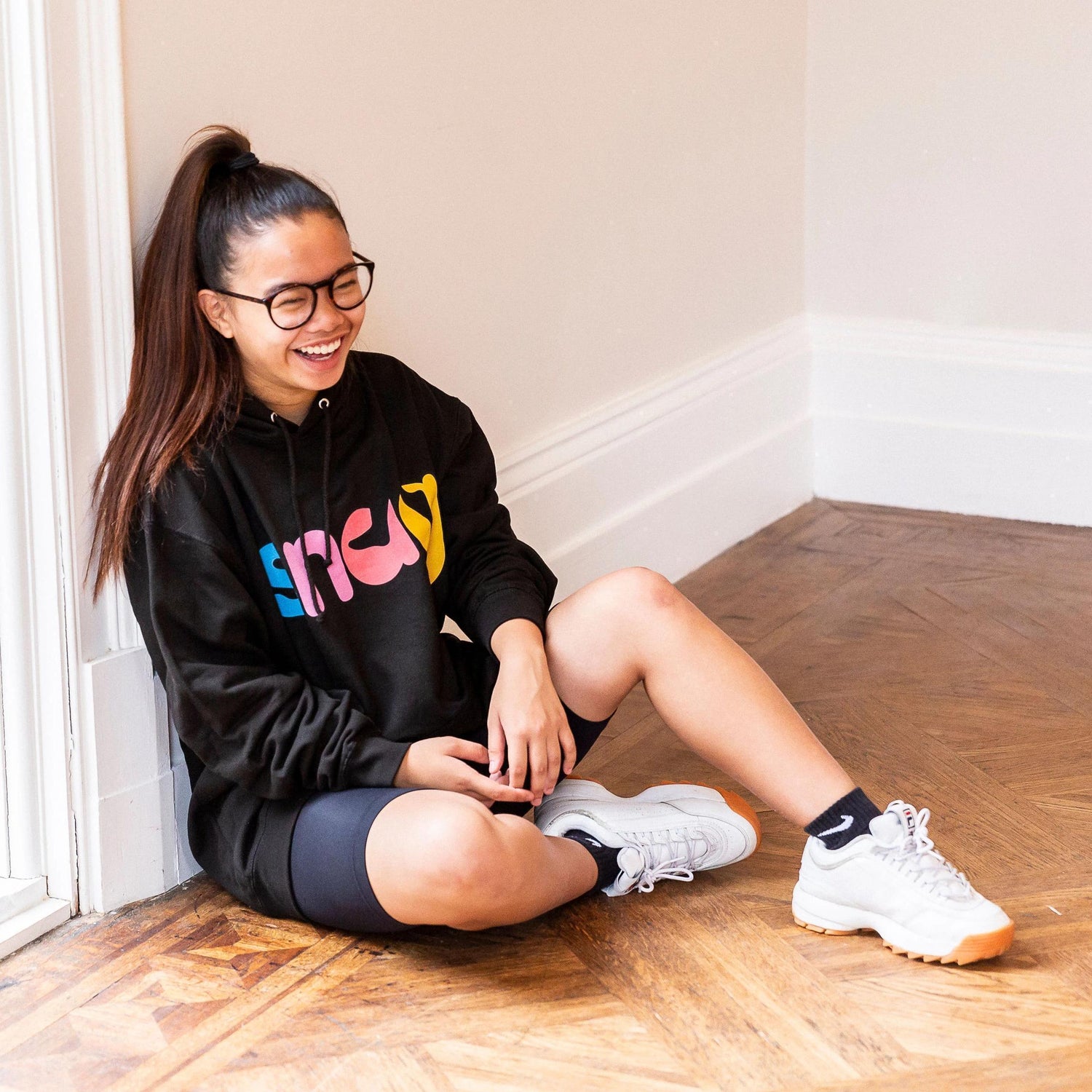 Tights - Kinder Stay Cool Shorts - Schwarz