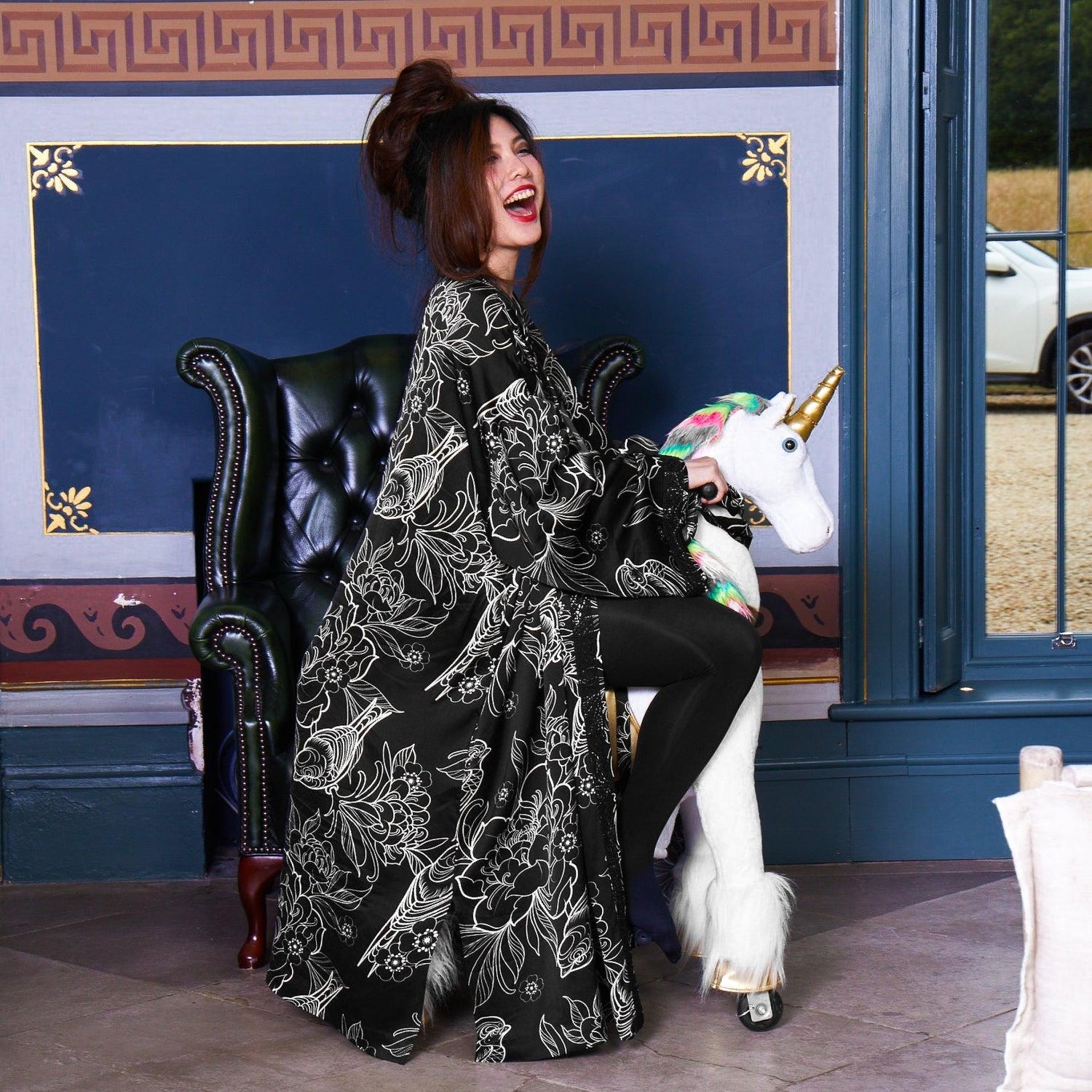 Satin-Bademantel - Destiny