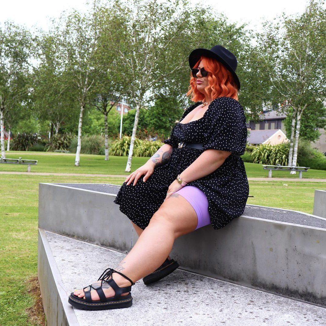 Stay Cool Chub Rub-shorts - Cassis de Violet