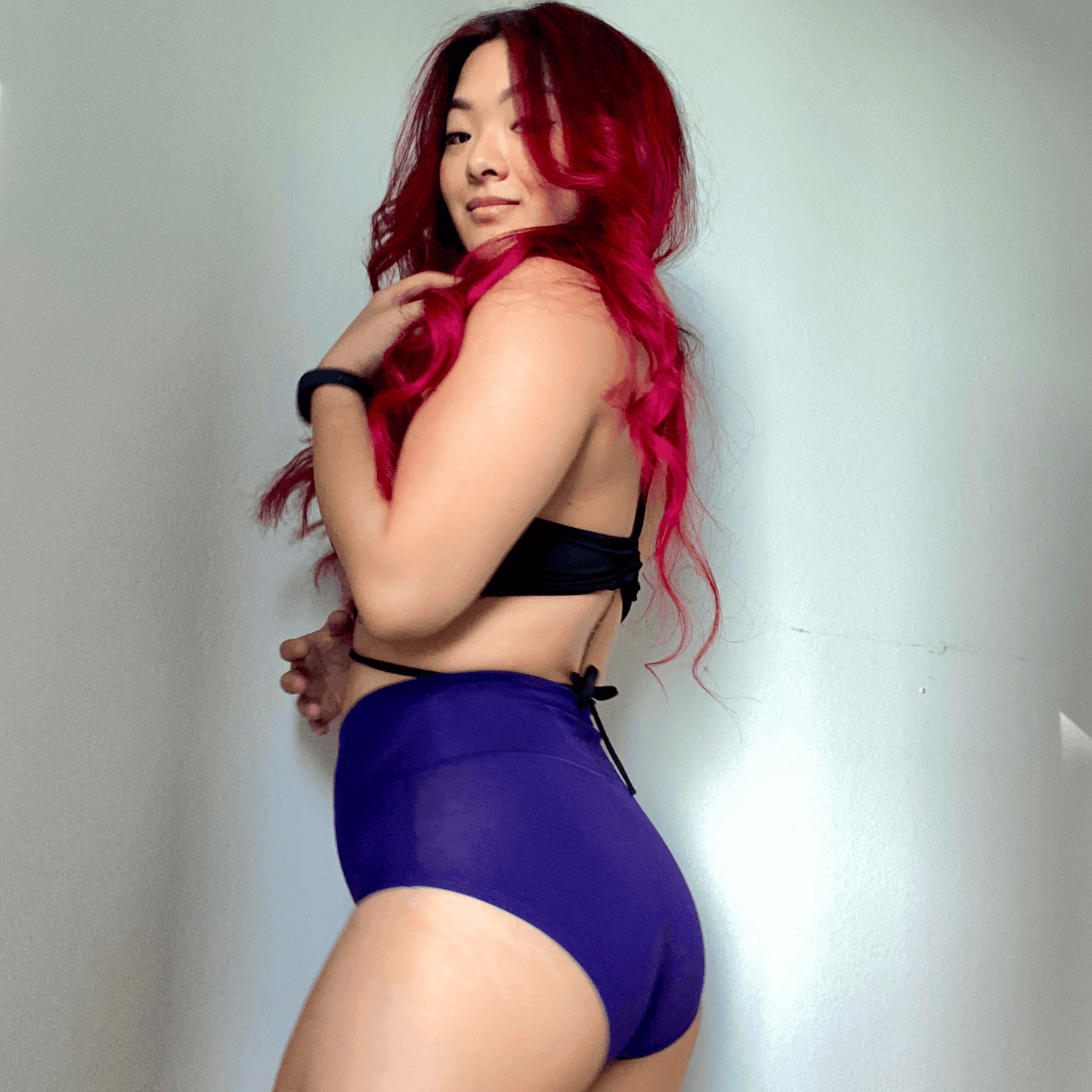 Heltrosa i ekologisk bomull - Suffragette Lila