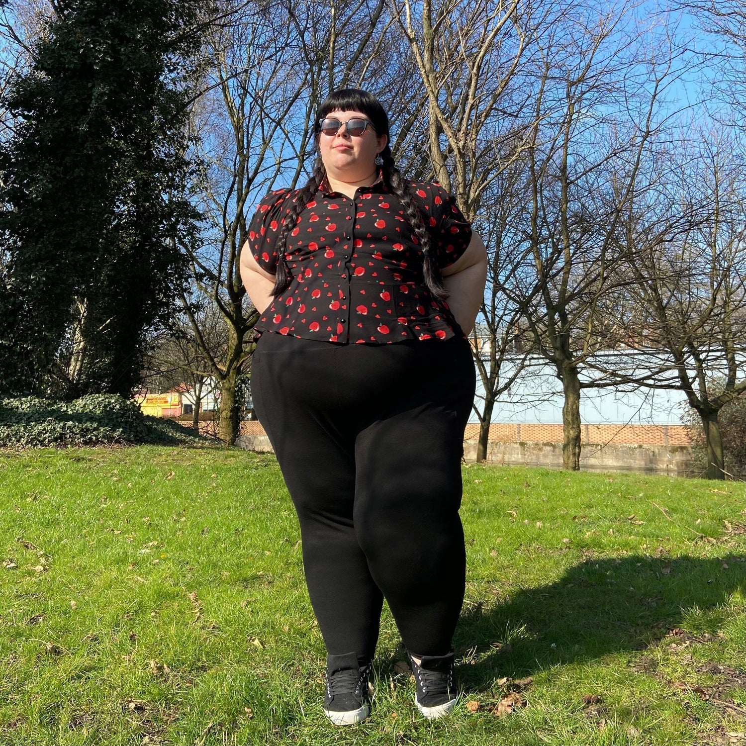 Squat-sichere - 7/8 Leggings - Schwarz