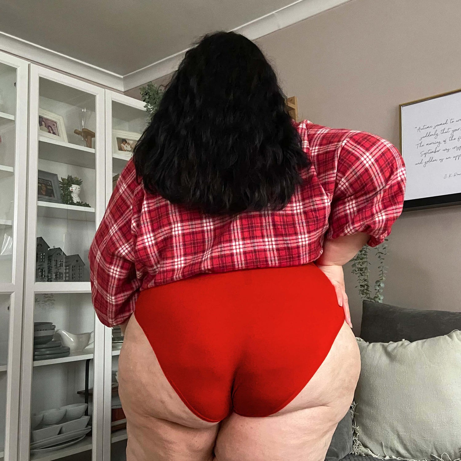 Bio-Baumwolle Super High Leg Slips - Lobster