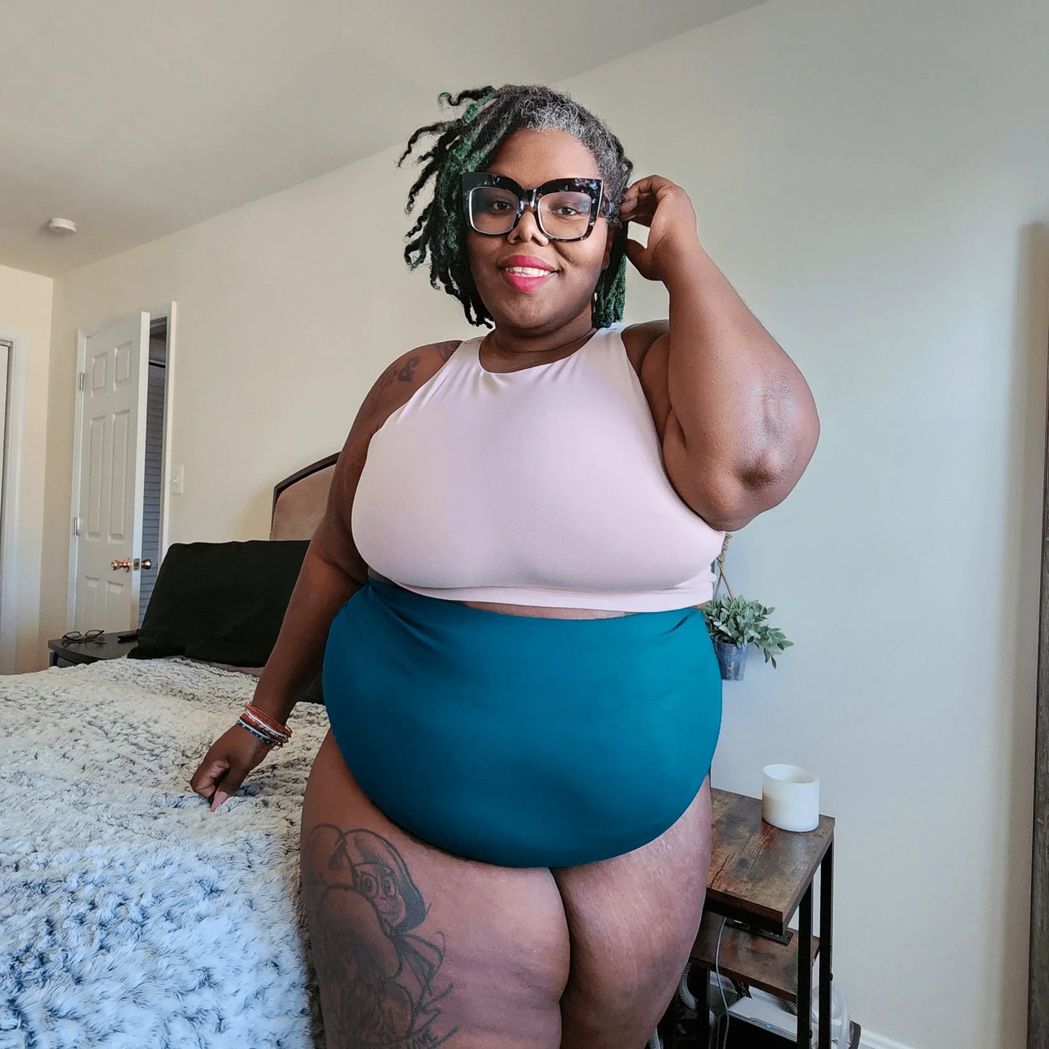 Bio-Baumwolle Super hochtailliert Slips - Aurora